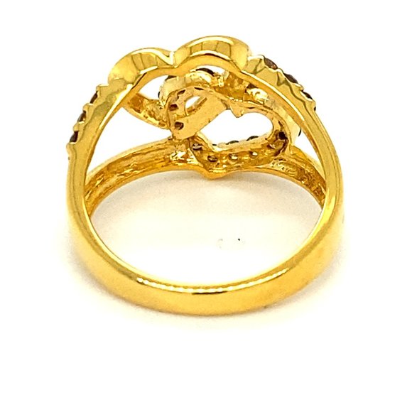 Diamonds 1.06ct Solid 14K Eternity Gold Ring - Picture 4 of 6